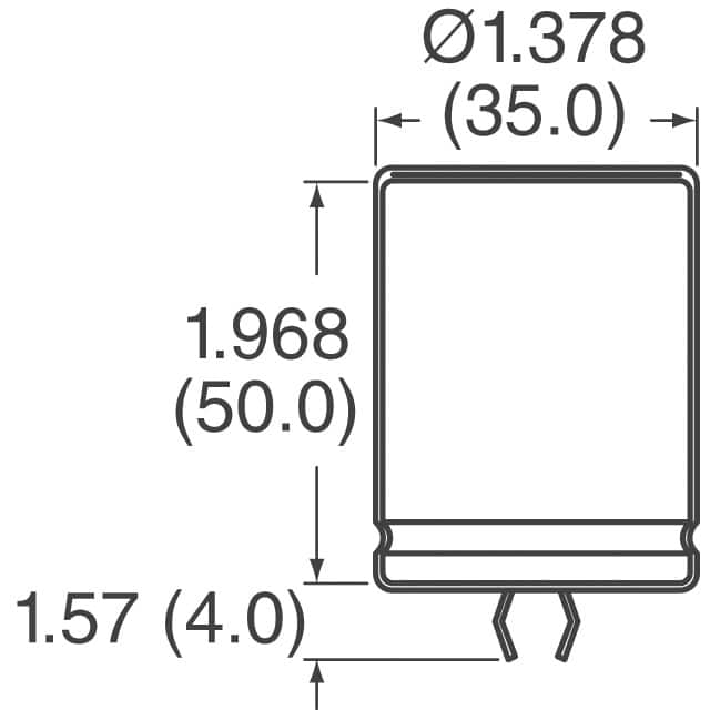 MAL215757471E3 Vishay Beyschlag/Draloric/BC Components  Condensateurs électrolytiques en aluminium